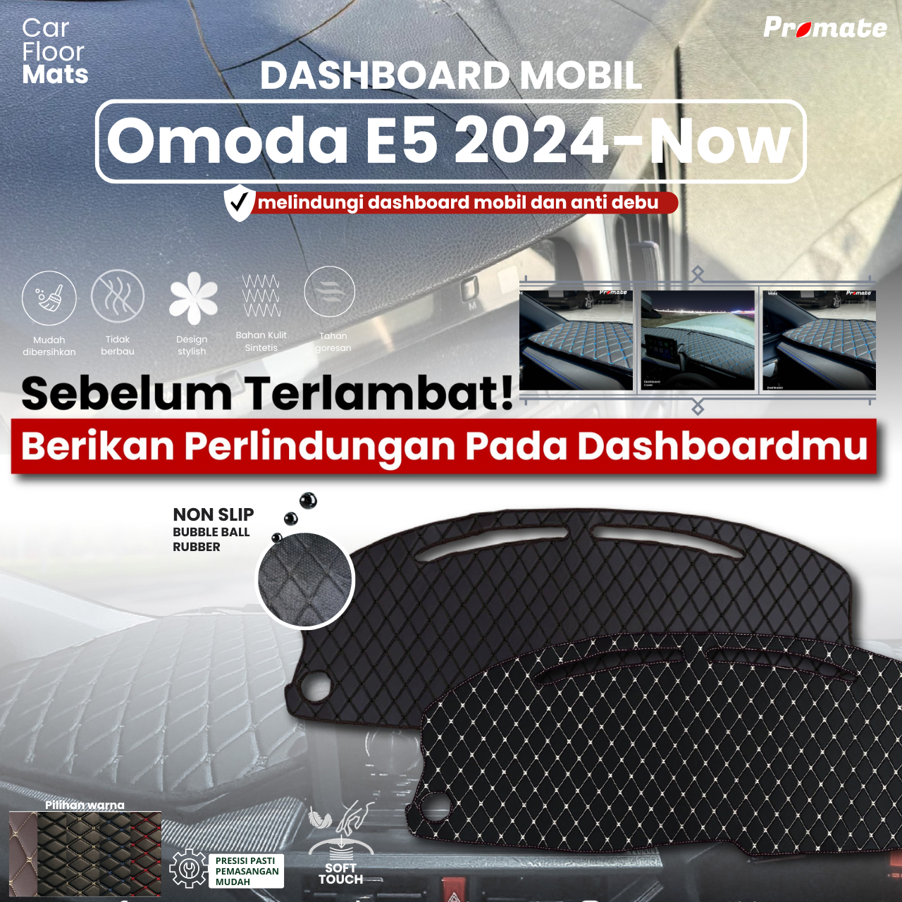PROMATE Dashboard Cover Omoda E5 2024-NOW - waterproof /anti slip